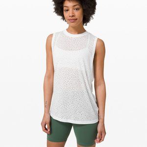 Lululemon All Yours Boyfriend Tank Veil - White